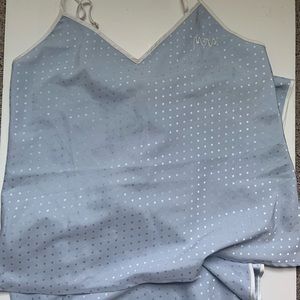 Kate Spade bridal mrs pajama cami and short set